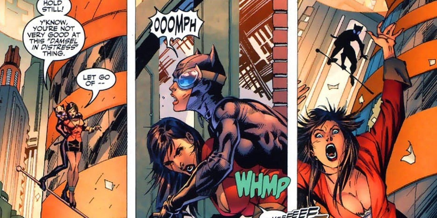 Catwoman drops Lois Lane in Batman: Hush