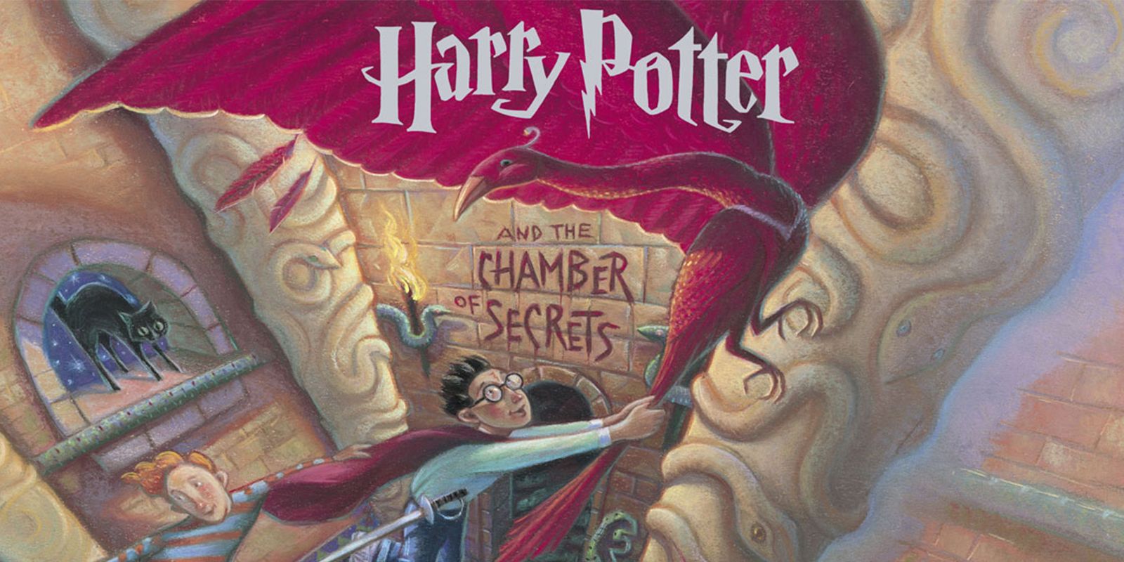 Harry Potter Chamber of Secrets Book Cover