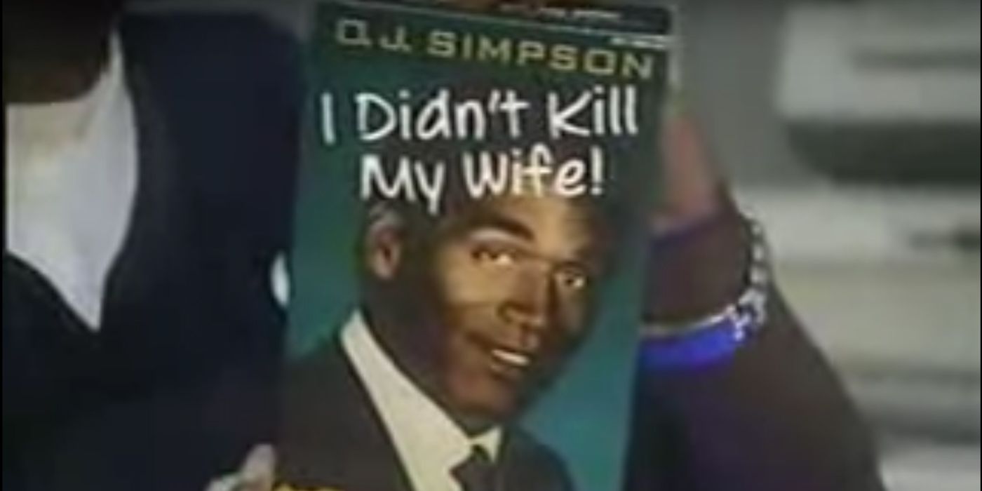 A still from The Chris Rock Show featuring a fake O.J. Simpson video ad