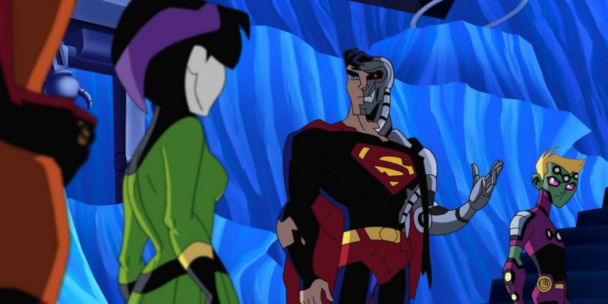 Cyborg Superman on Legion of Superheroes Cartoon (1)