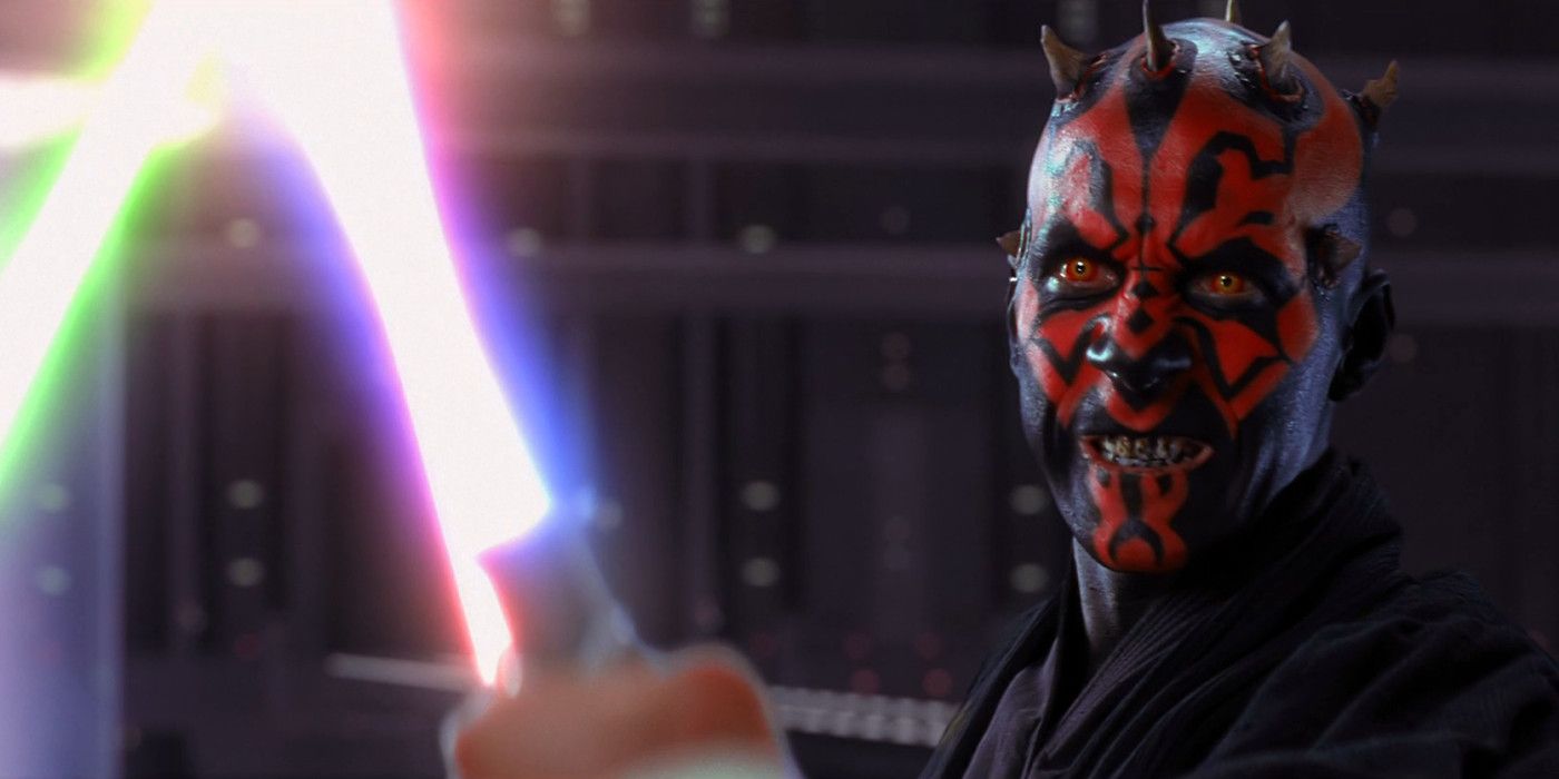Darth Maul Duel of the Fates in Star Wars Episode I: The Phantom Menace