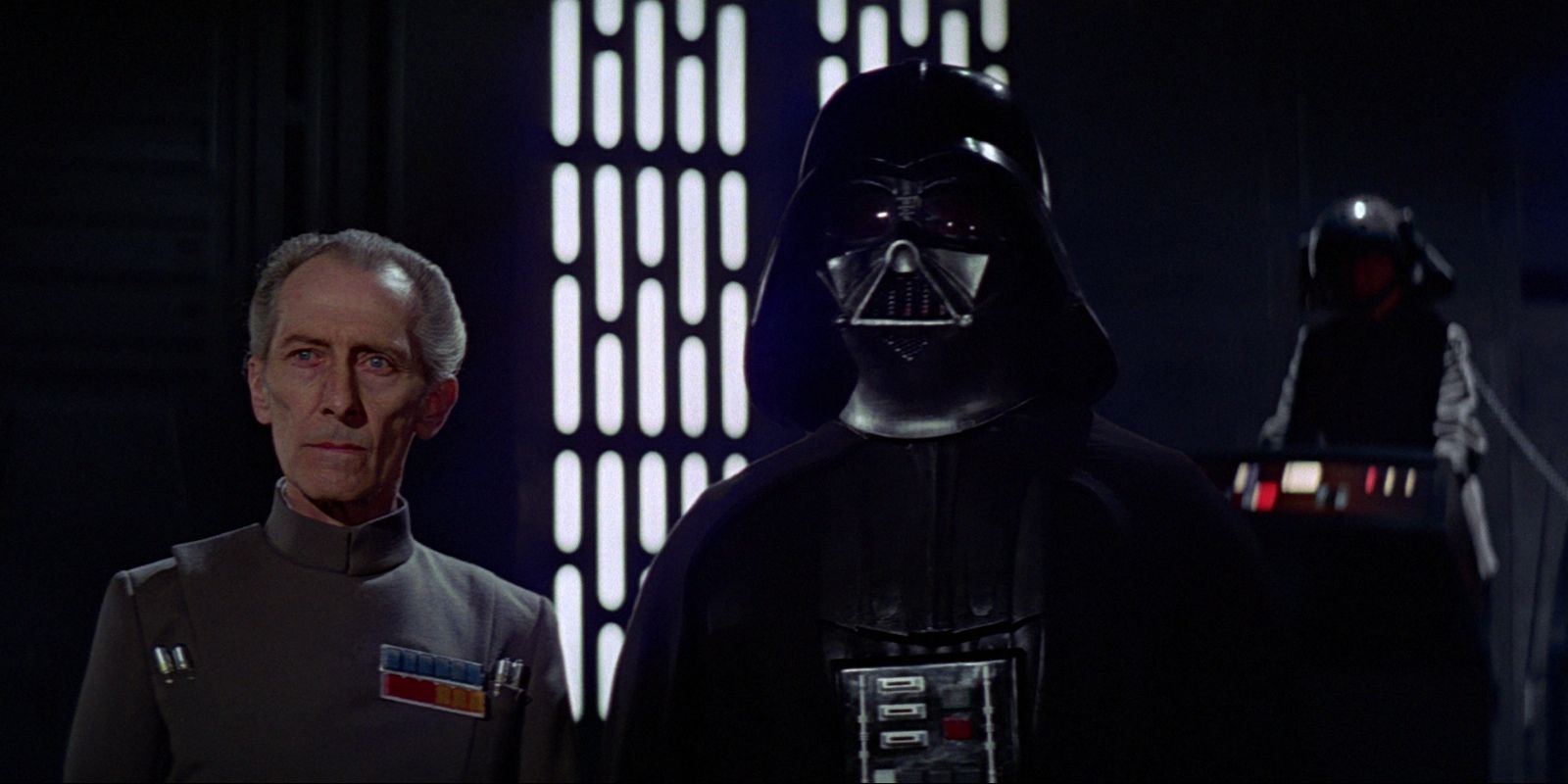Darth Vader and Tarkin in Star Wars