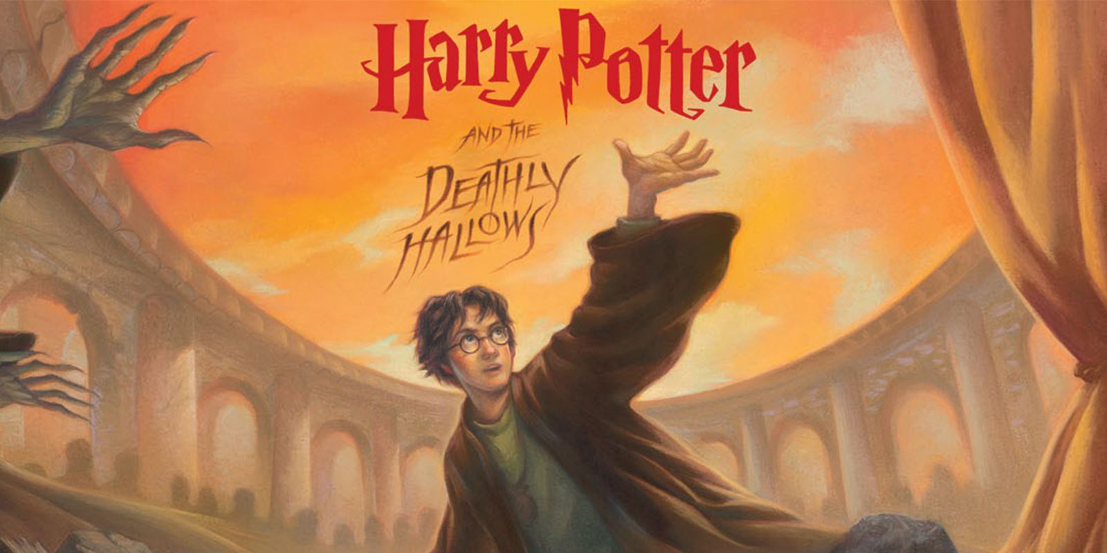 Harry Potter Deathly Hallows Book Cover