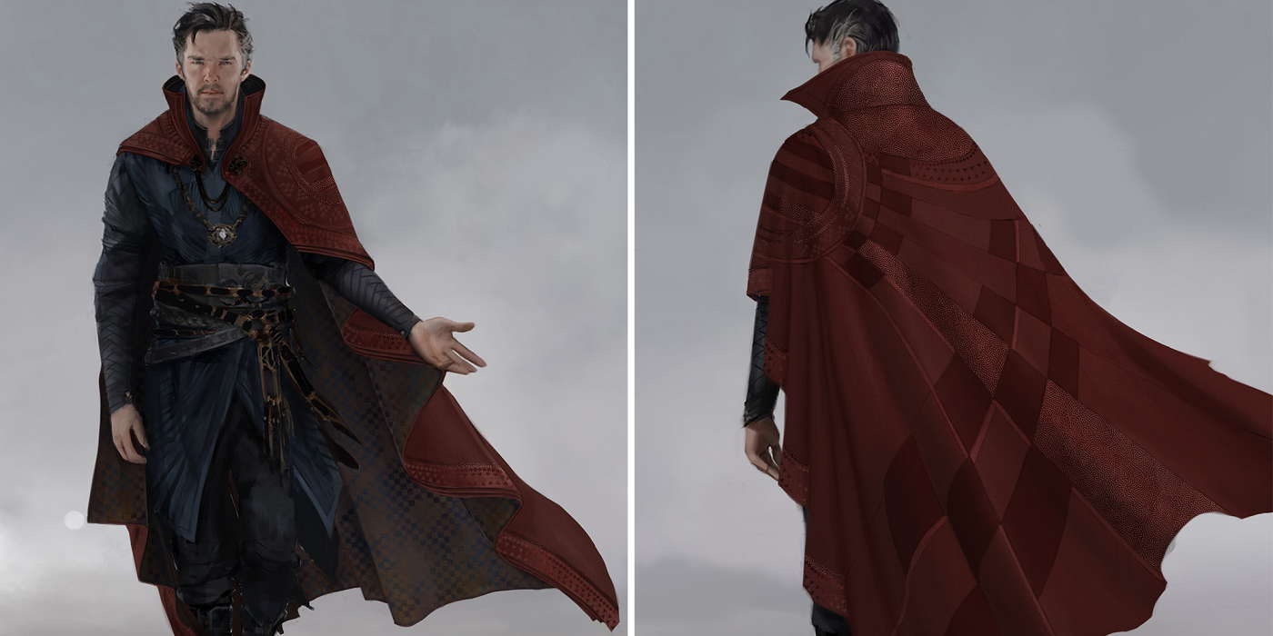 Doctor Strange Concept Art Cloak of Levitation