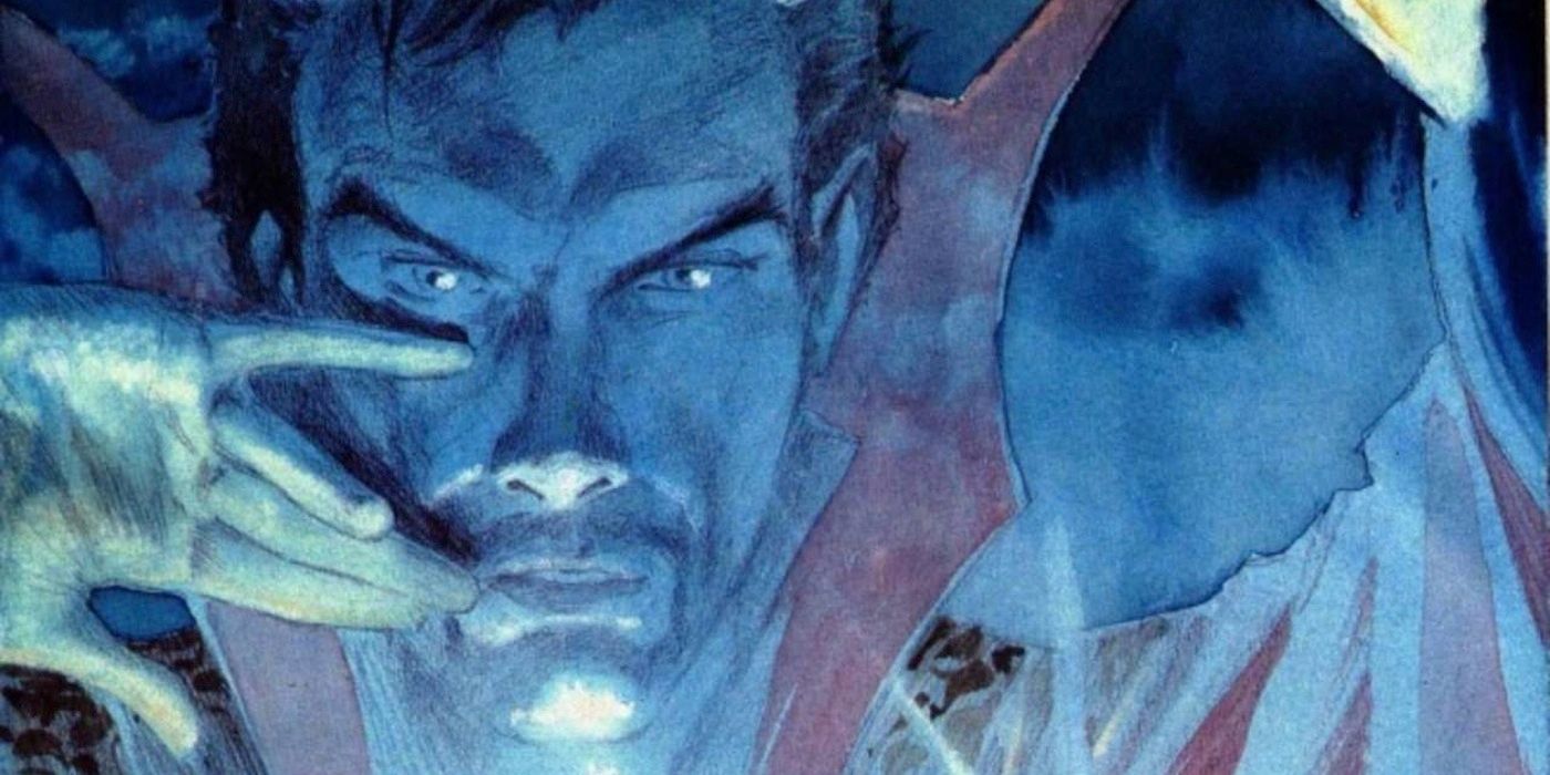 Cover art for Doctor Strange: Into Shamballa one-shot comic book.