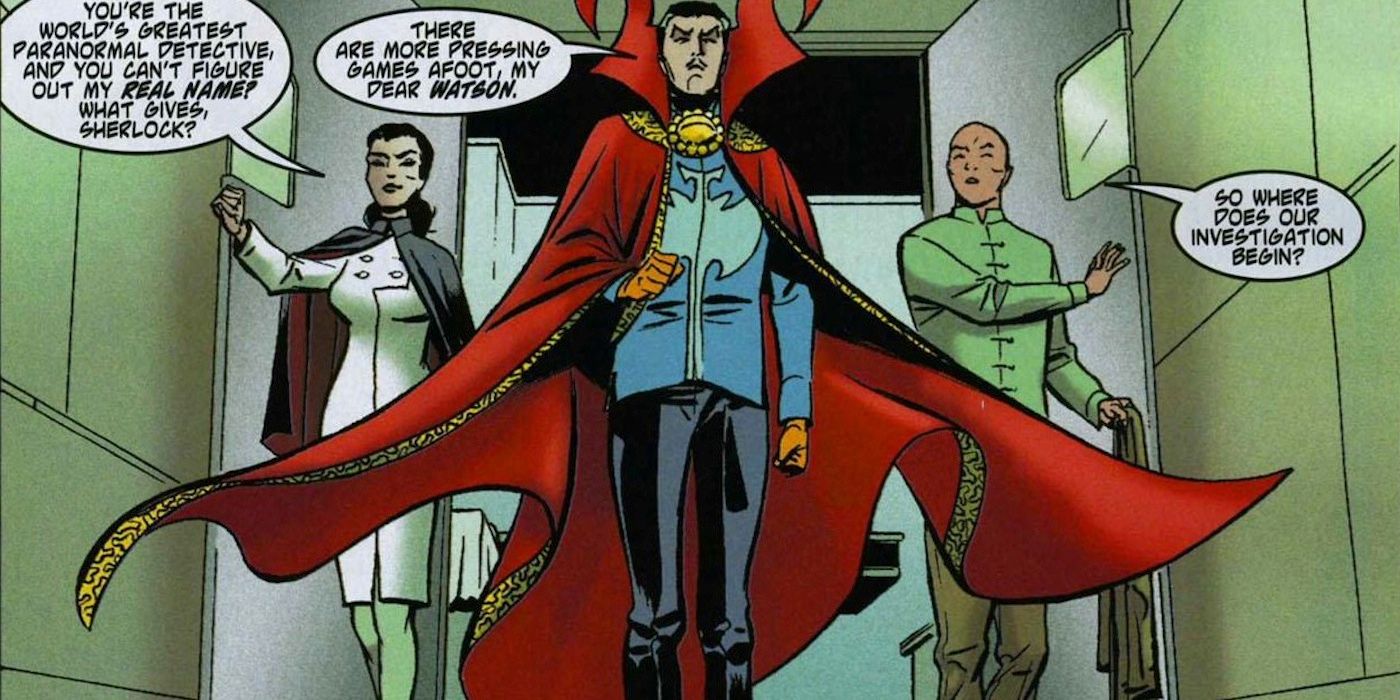 Doctor Strange and his friends as seen in The Oath