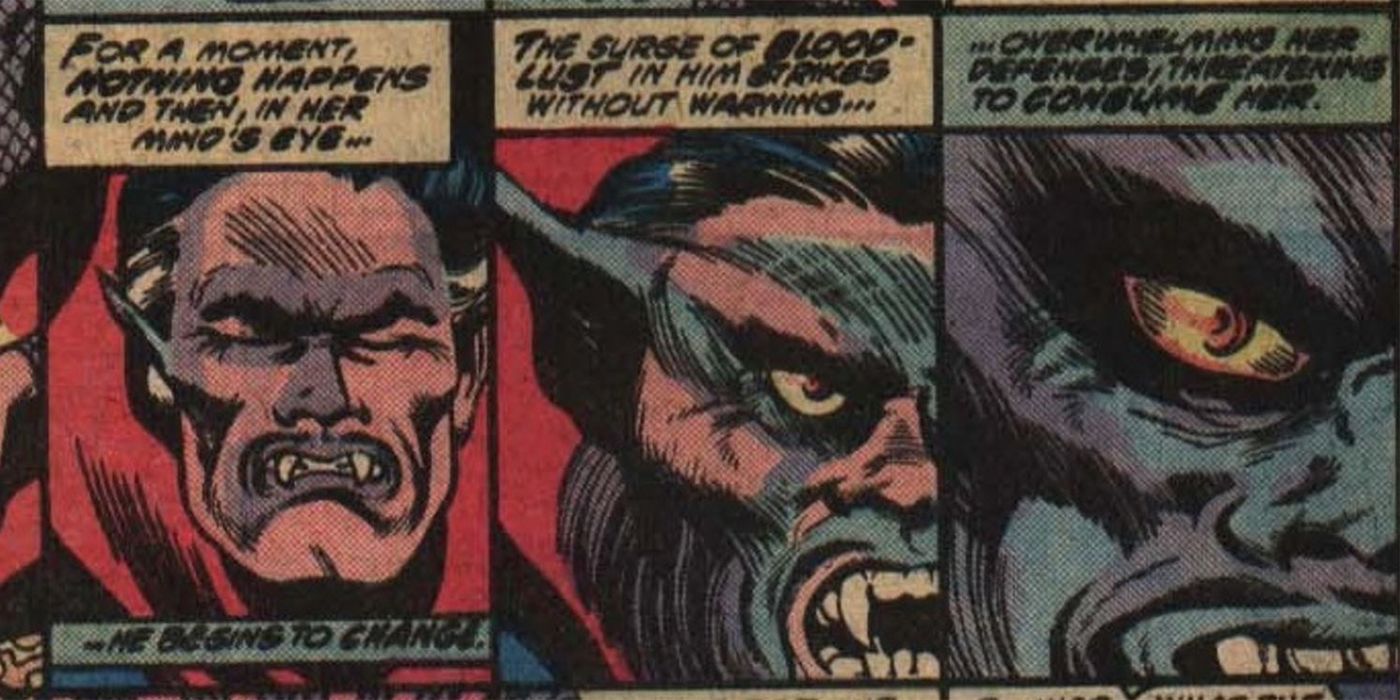 Doctor Strange becomes a werewolf in Marvel Comics.