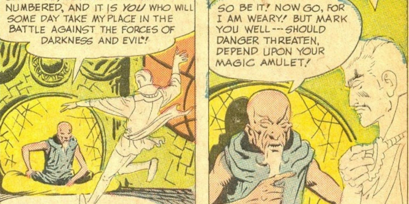 Doctor Strange and Ancient One in Strange Tales 11