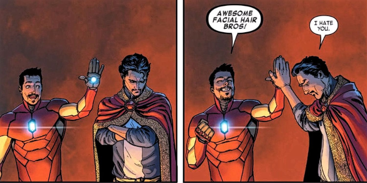 Doctor Strange and Iron Man