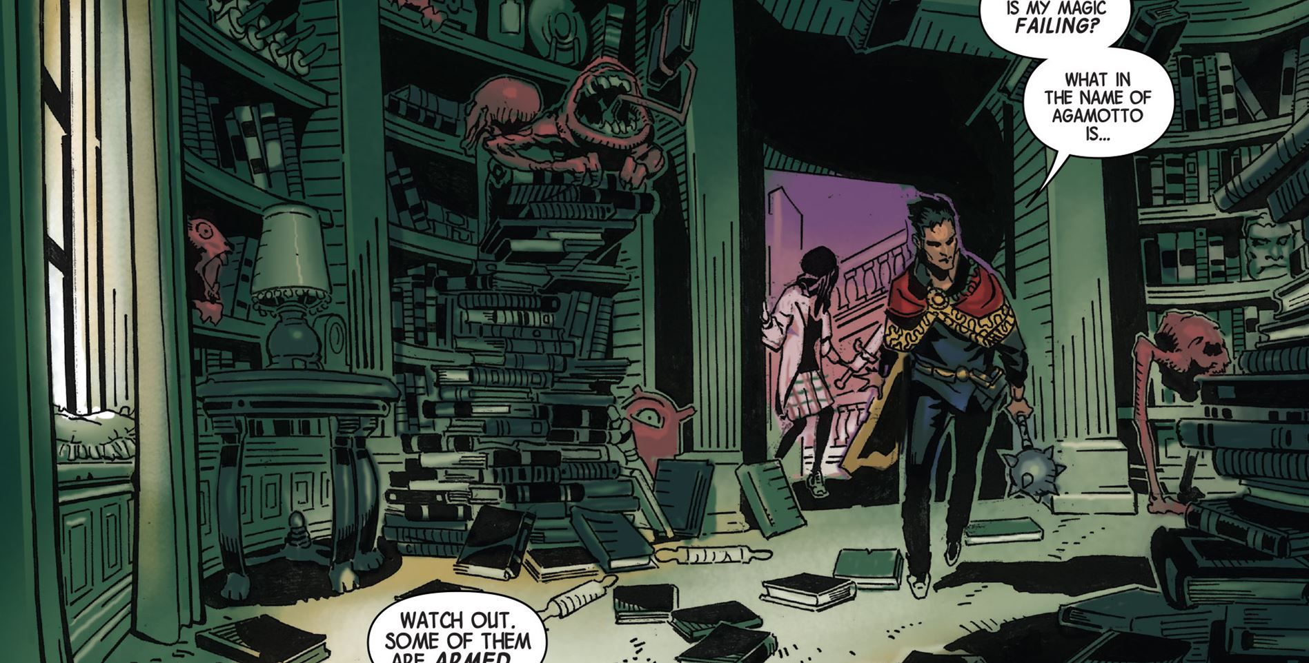 Doctor Strange library in Marvel Comics