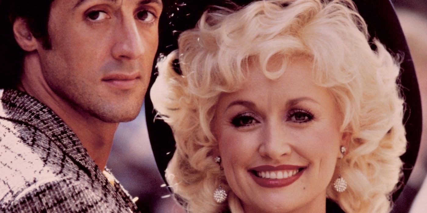 Dolly Parton and John Travolta in Rhinestone