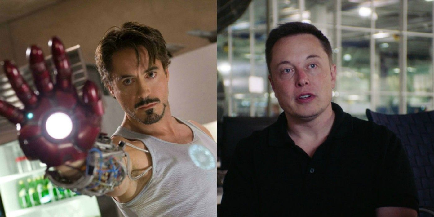 Elon Musk and Tony Stark - Iron Man
