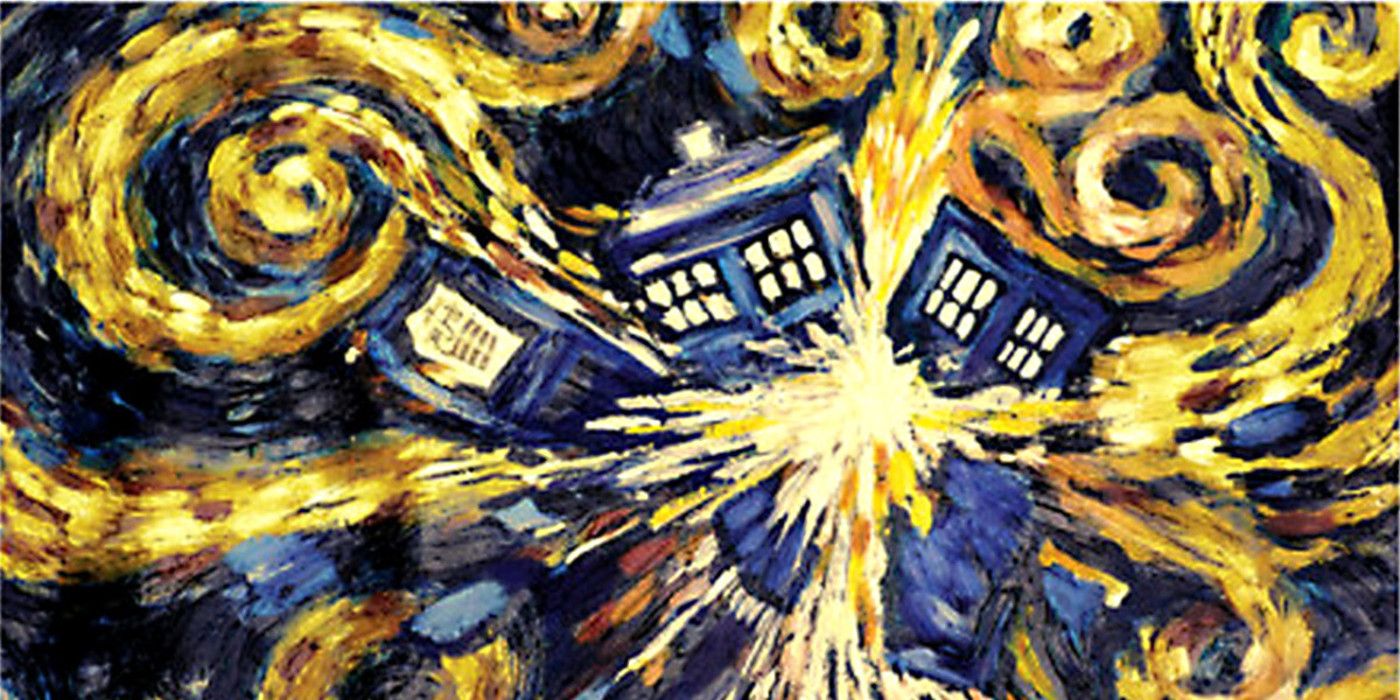 Exploding TARDIS art