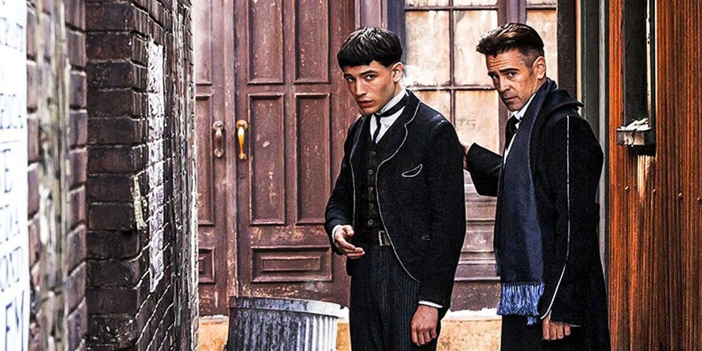 Credence is accompanied by Grindelwald in Fantastic Beasts And Where To Find Them