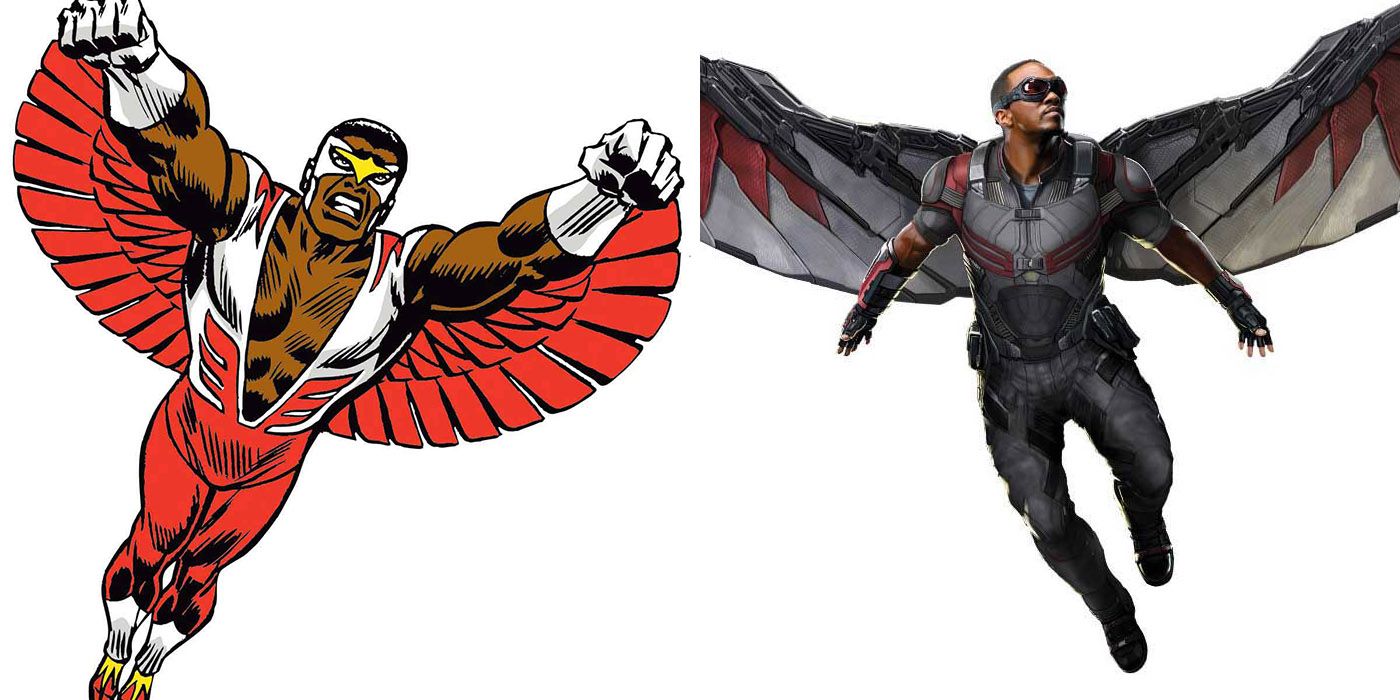 Falcon in comics and film