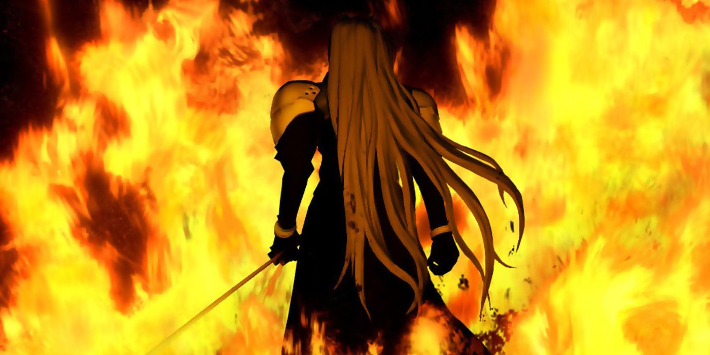 Final Fantasy VII Sephiroth Fire