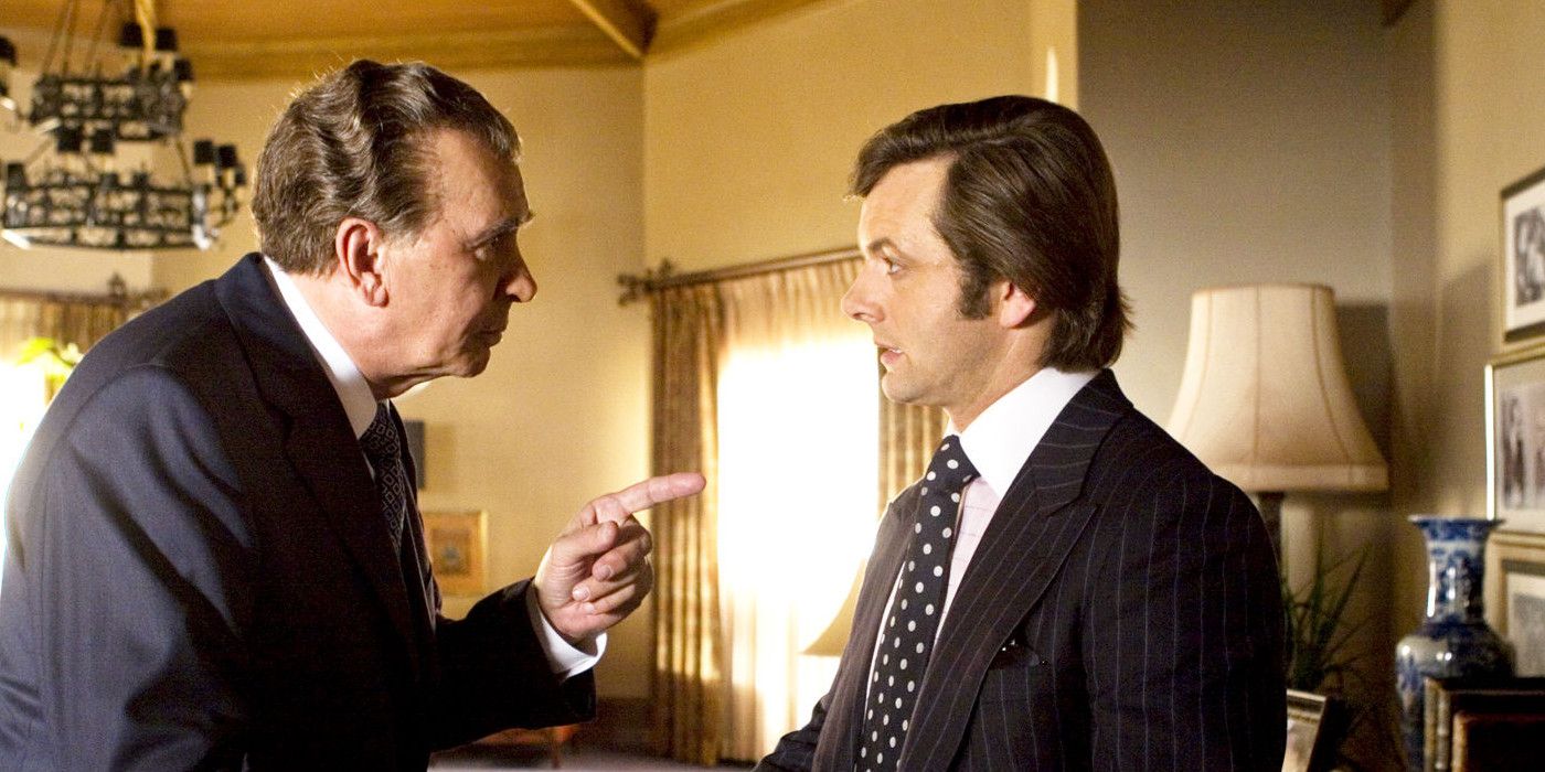 Frank Langella and Michael Sheen in Frost-Nixon
