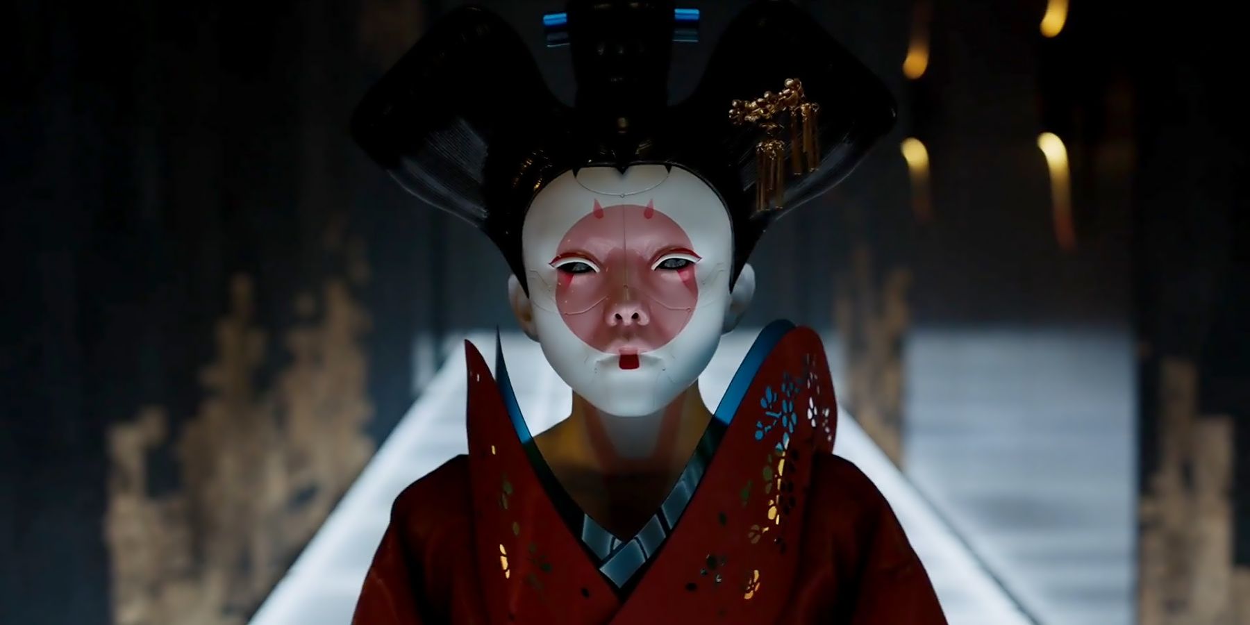Ghost in the Shell Trailer - Robo-Geisha Face