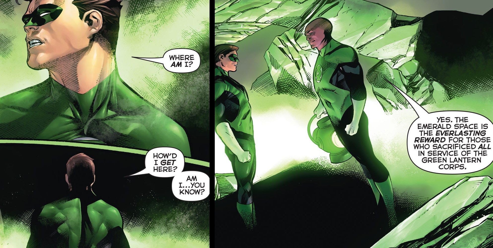 Green Lantern Hal Jordan Dead Heaven