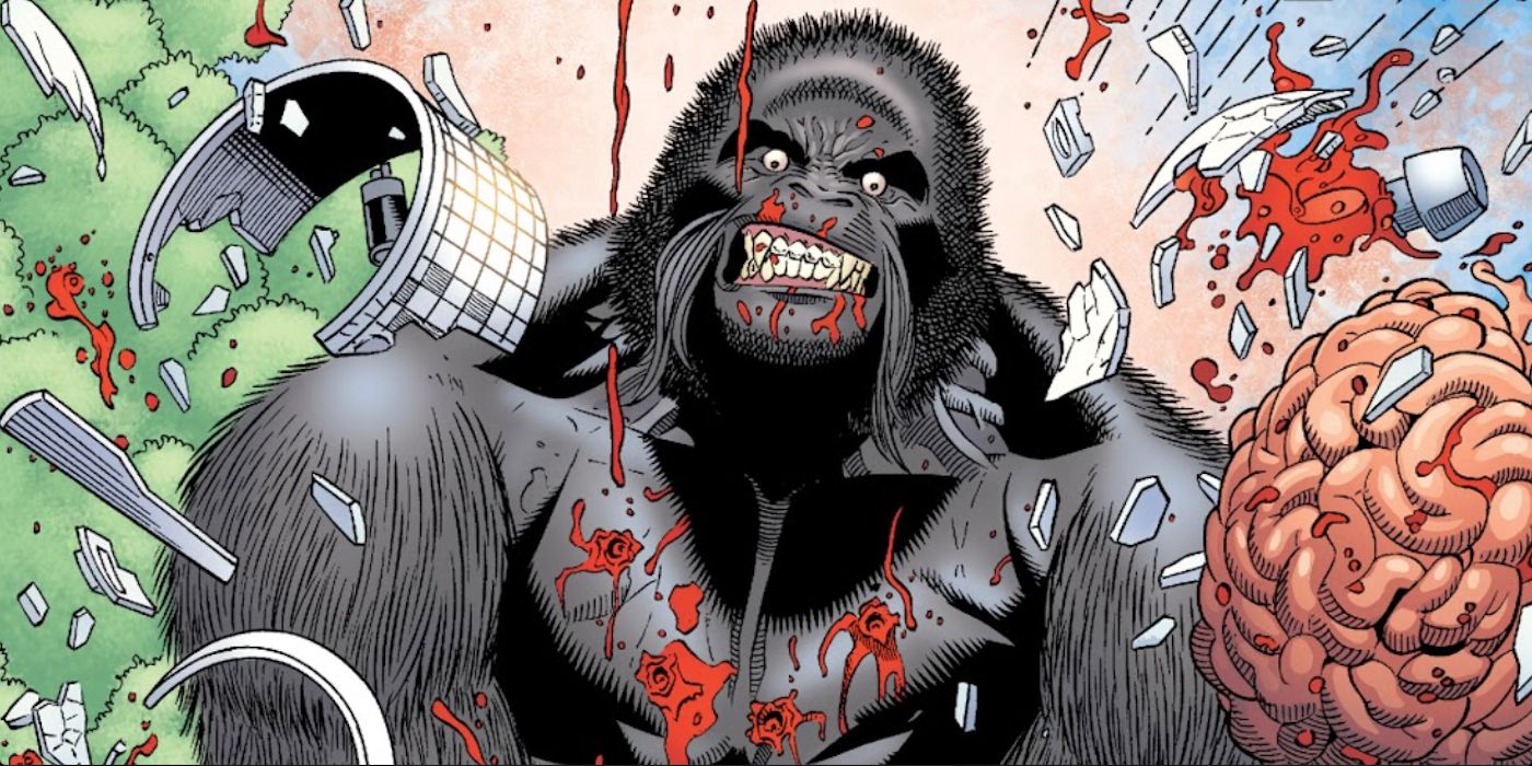 Grodd kills Monsieur Mallah and Brain in Salvation Run