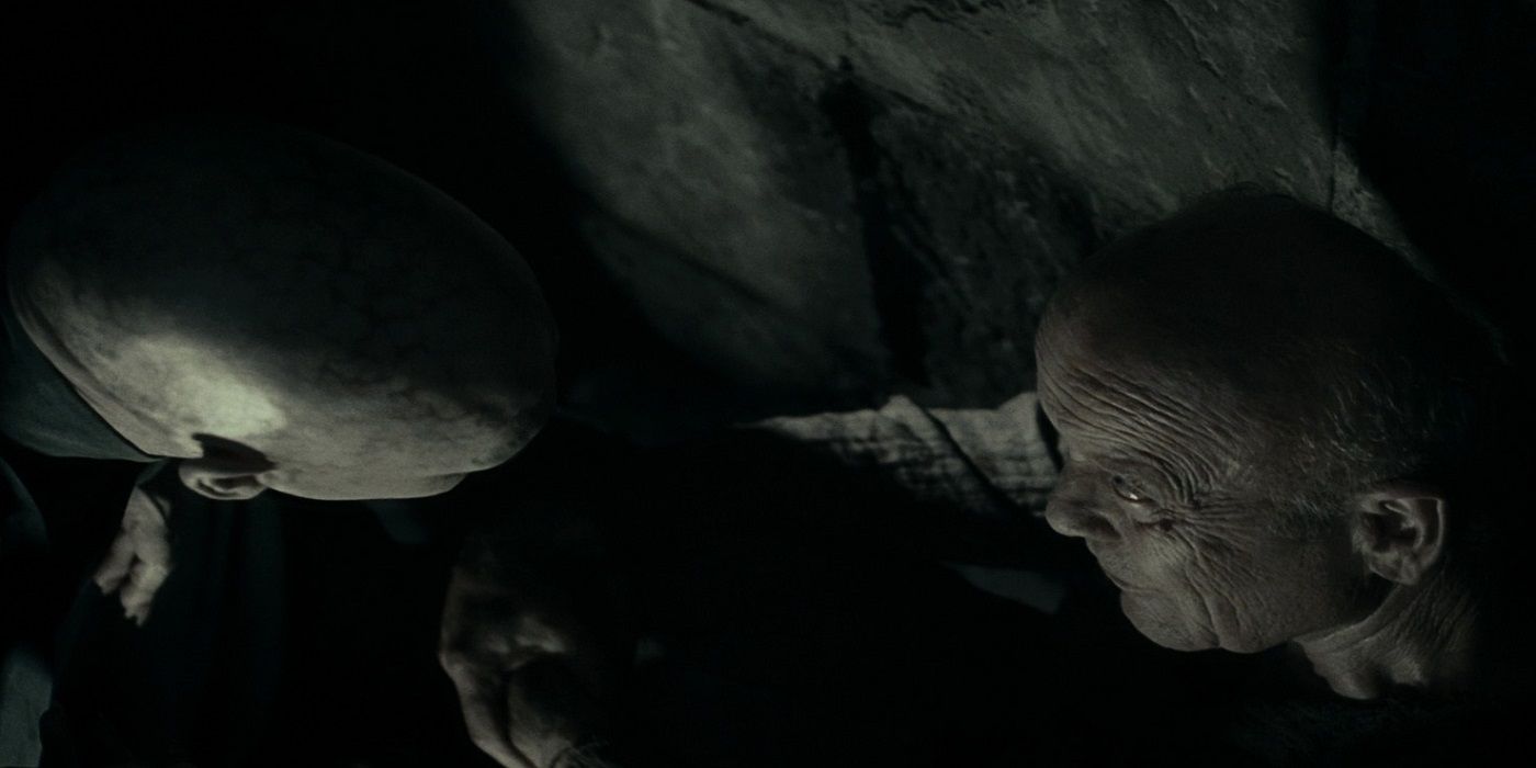 Harry Potter vision of Voldemort killing Grindelwald