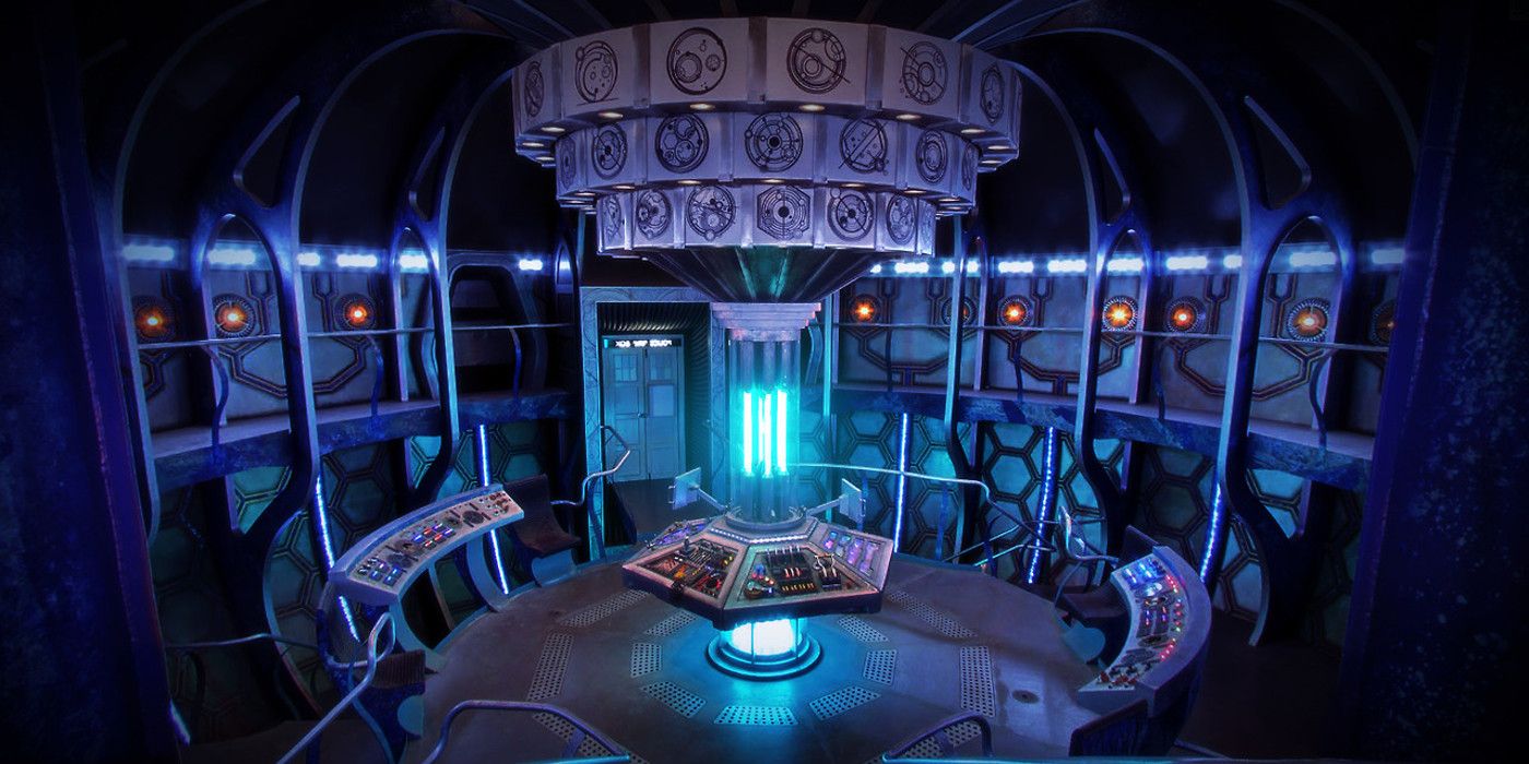 Inside the TARDIS from Doctor Who