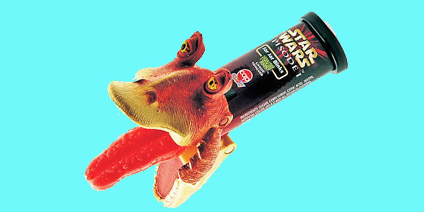 Jar Jar Binks tongue candy Star Wars