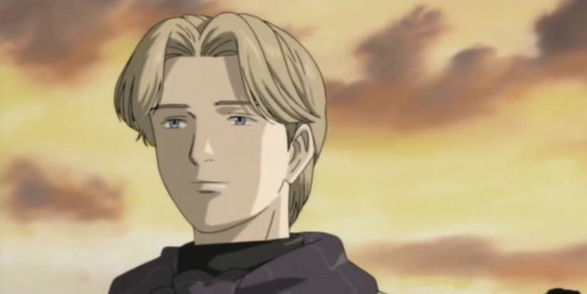 Johan Liebert parecendo sério no anime monstro