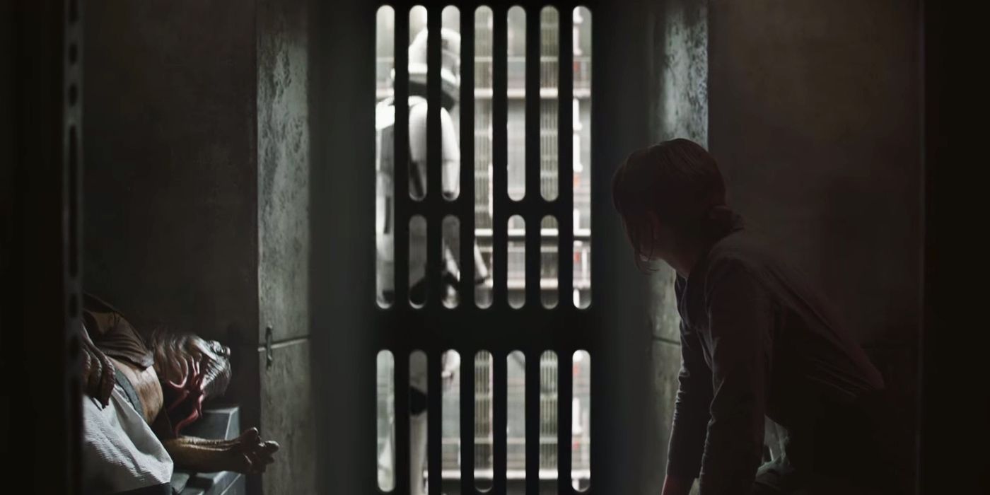 Jyn Erso in Jail Rogue One
