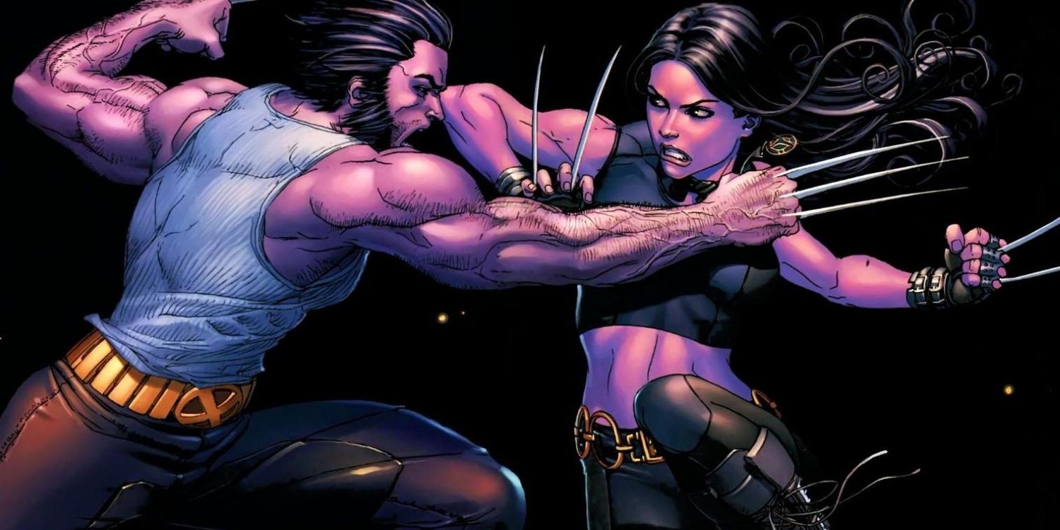 Laura Kinney and Logan Wolverine Marvel X-Men