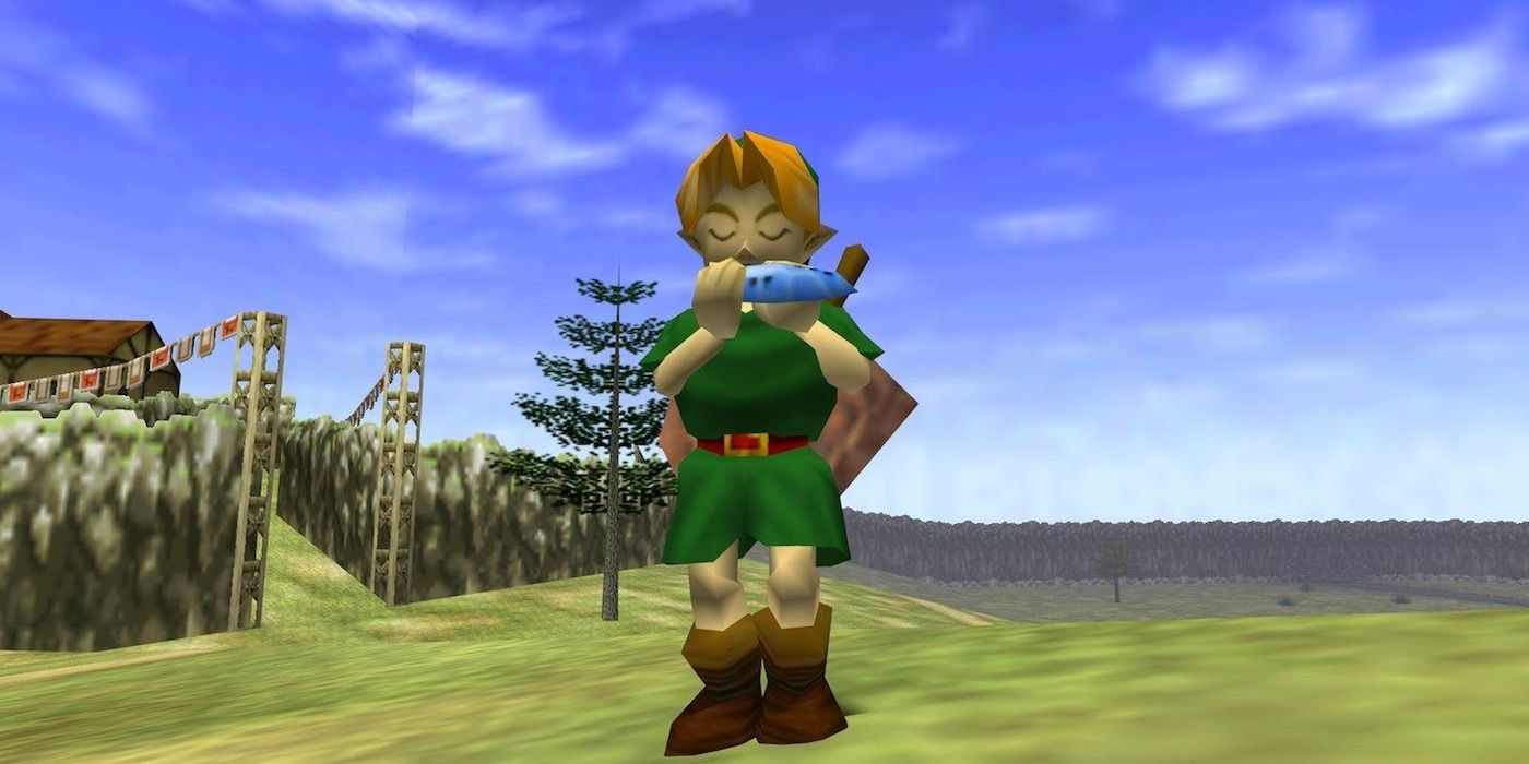 Link is a Musician in Legend of Zelda