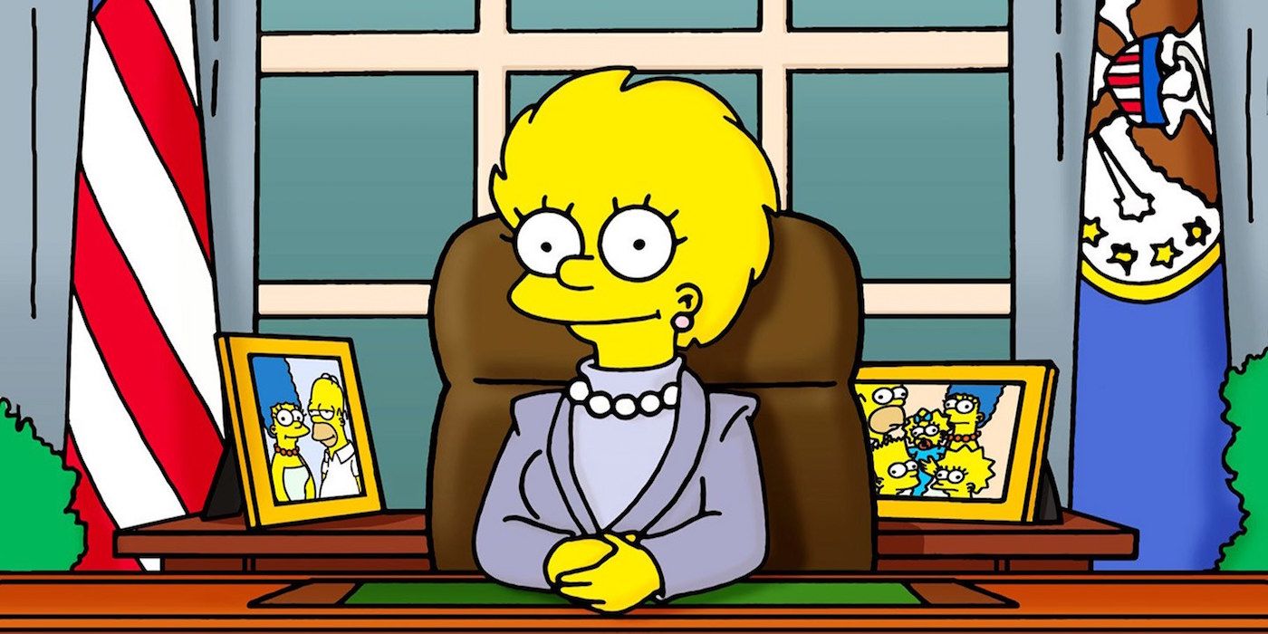 President Lisa Simpson on The Simpsons
