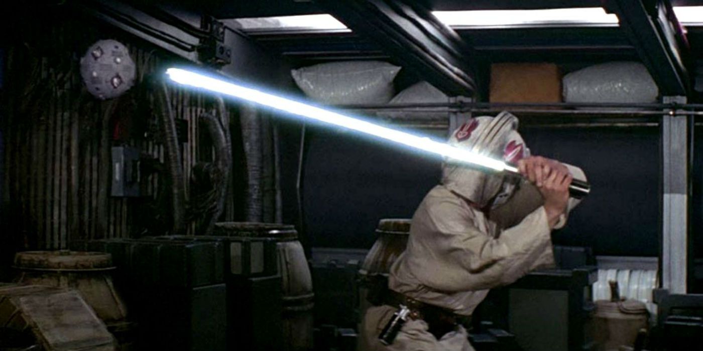 Luke force training in Star Wars