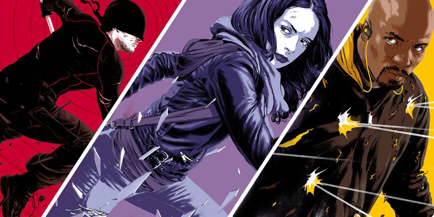 Marvel Netflix Daredevil Jessica Jones Luke Cage Mondo Posters