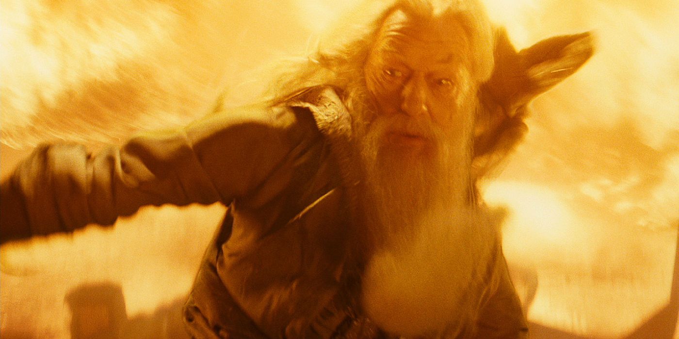 Michael Gambon as Albus Dumbledore in Harry Potter