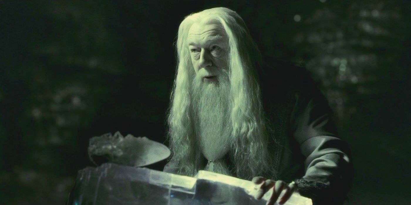 Harry Potter - Michael Gambon as Albus Dumbledore in Horcrux Cave
