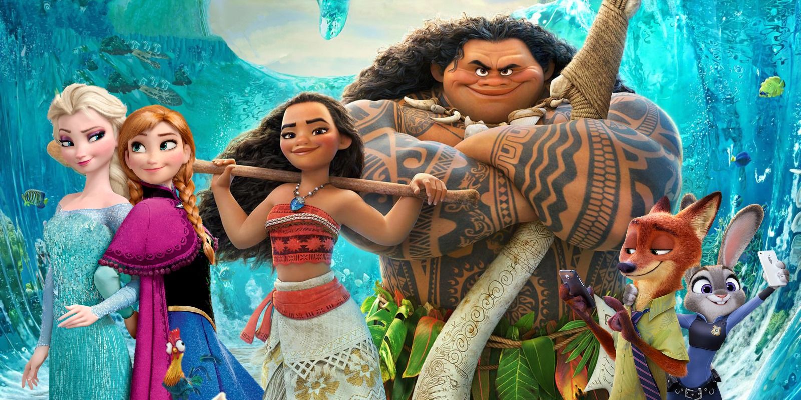 Moana Cheers Up Maui  Disney Princess 