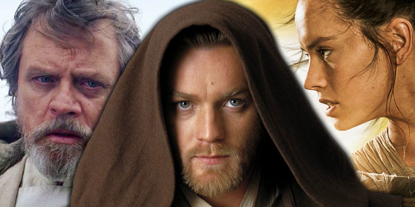Obi-Wan Kenobi Star Wars Episode VIII with Luke and Rey
