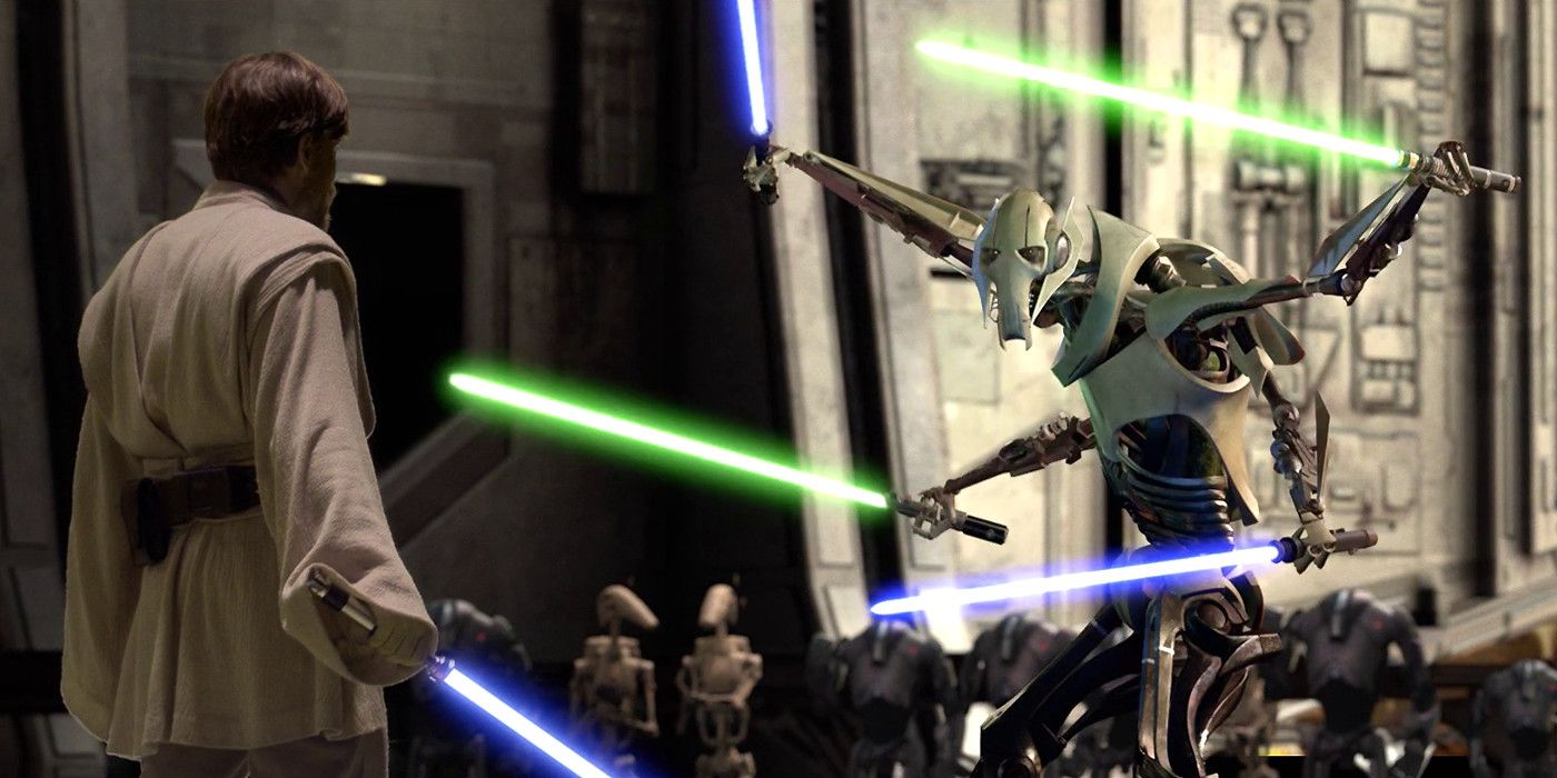 Obi-Wan confronts Grievous in Revenge of the Sith