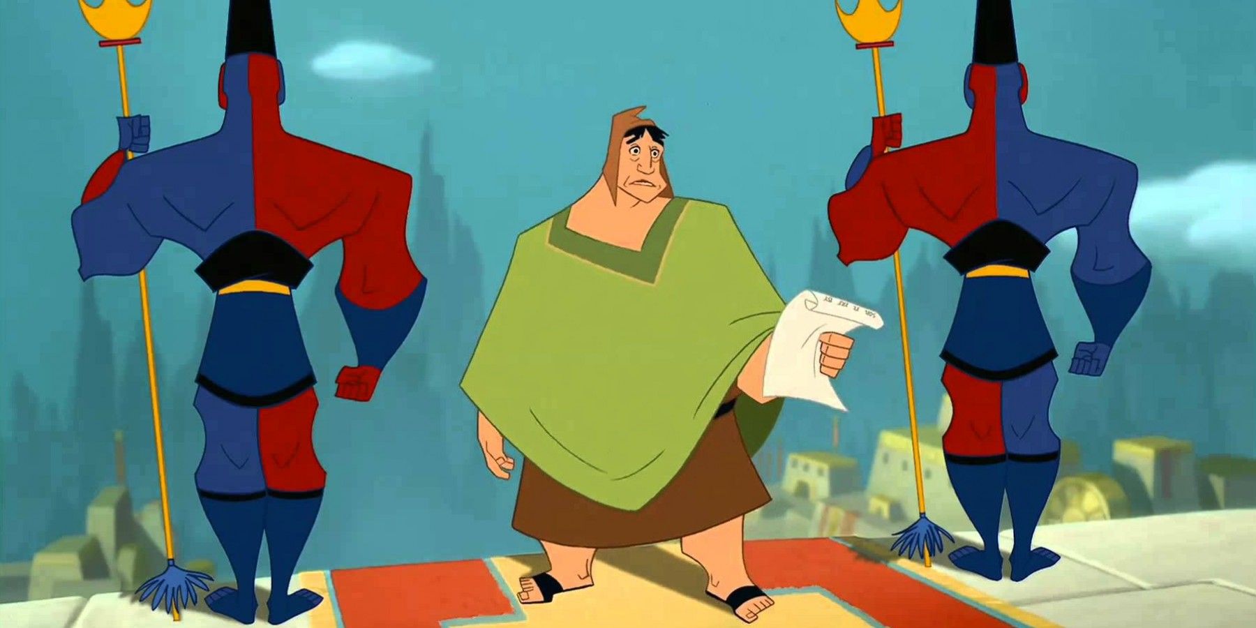 Pacha and Soldiers in Emperor's New Groove