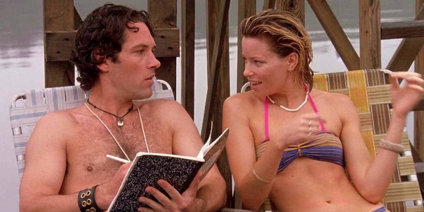 Paul Rudd and Elizabeth Banks in Wet Hot American Summer