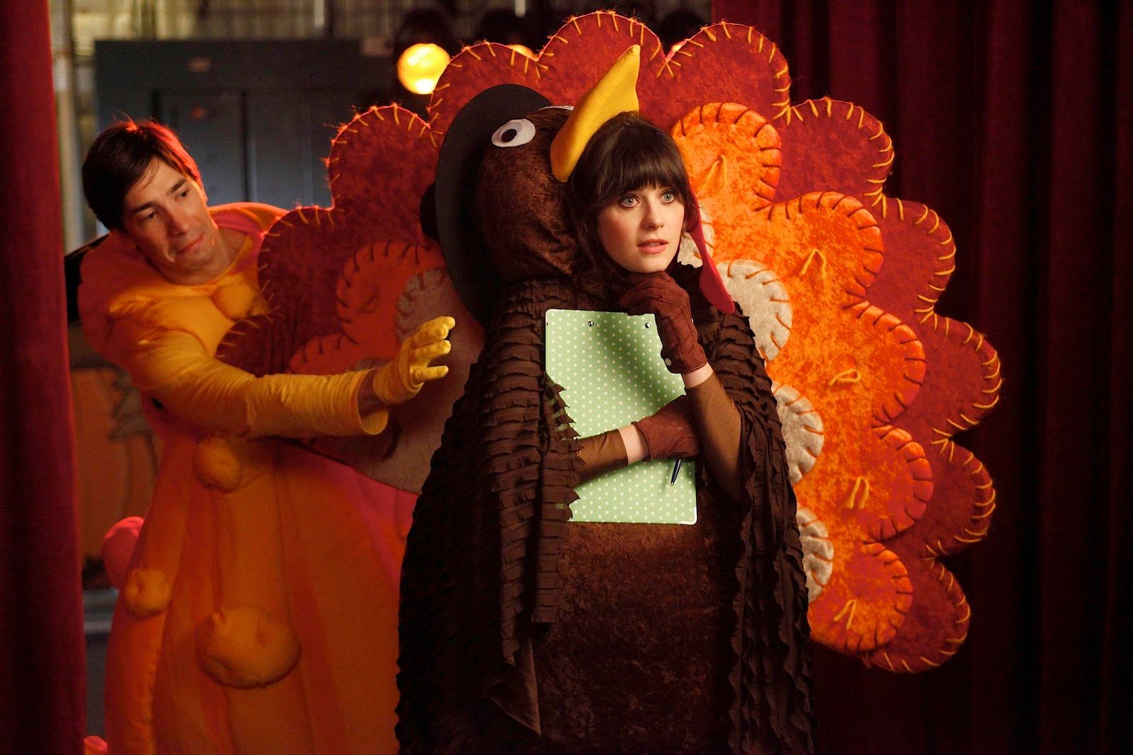 Paul and Jess Thanksgiving on New Girl