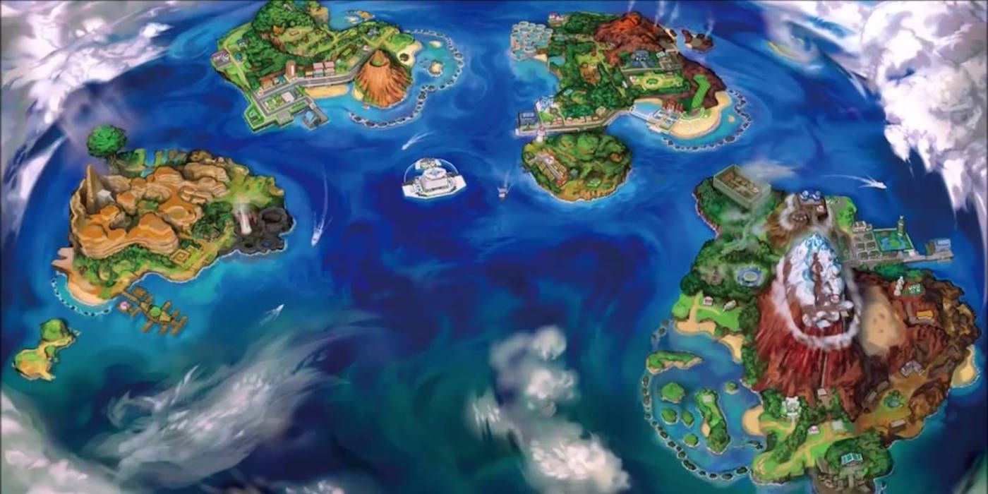 Pokemon Sun Moon Alola Region has plenty of Islands.