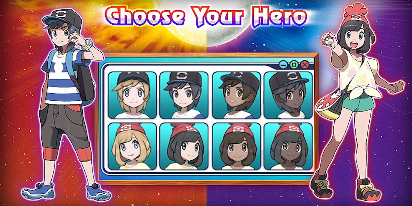 Pokemon Sun Moon Player Characters Avatar
