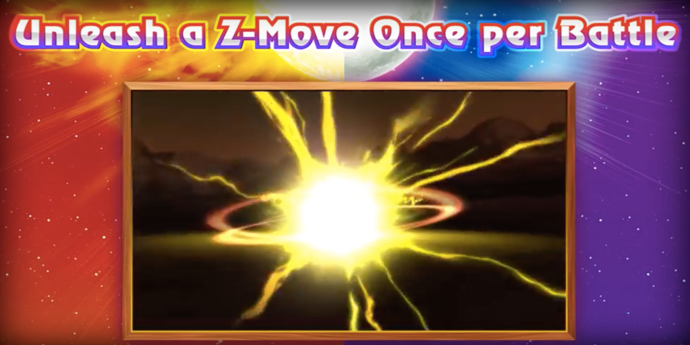 Pokemon Sun Moon Z-Moves