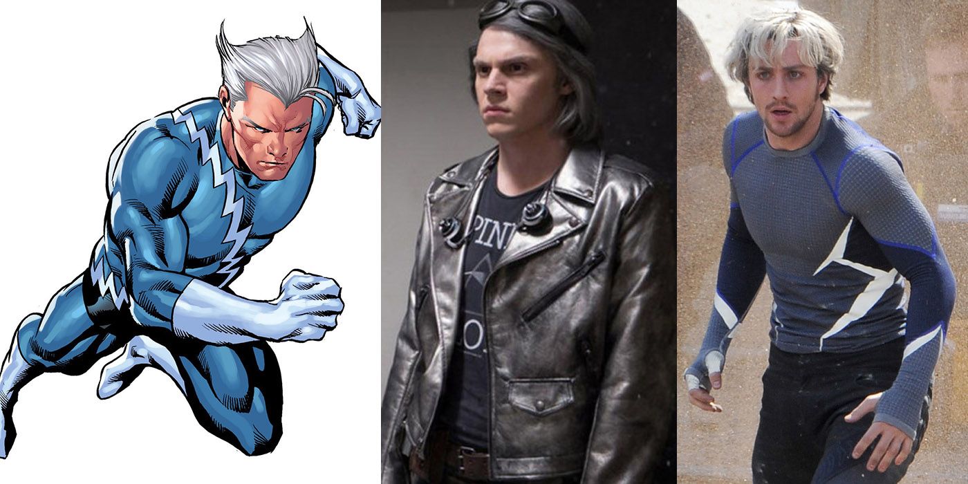 Quicksilver in comics and Avengers and X-Men films
