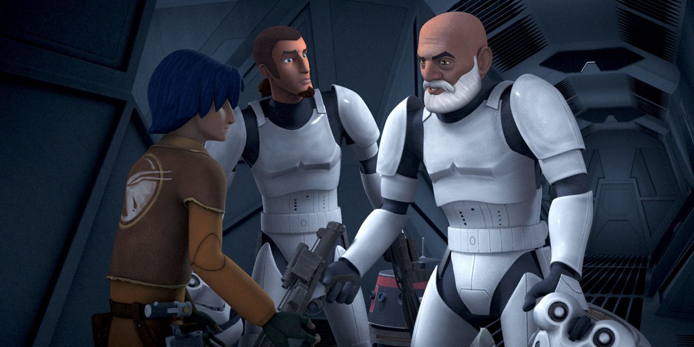 Star Wars Rebels: Rex, Ezra, and Kanan in Stormtrooper Armor