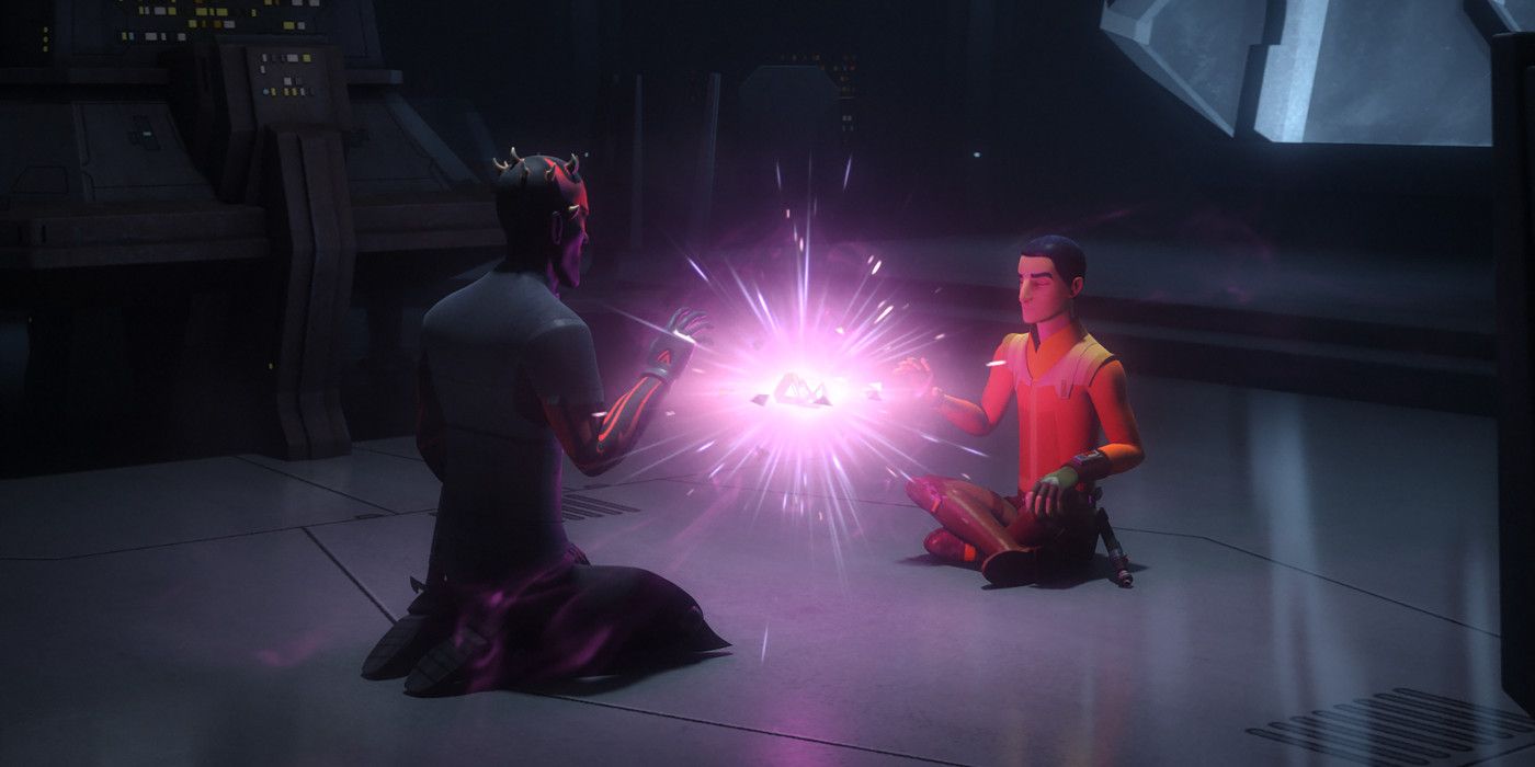 Star Wars Rebels: Ezra and Maul With the Holocron