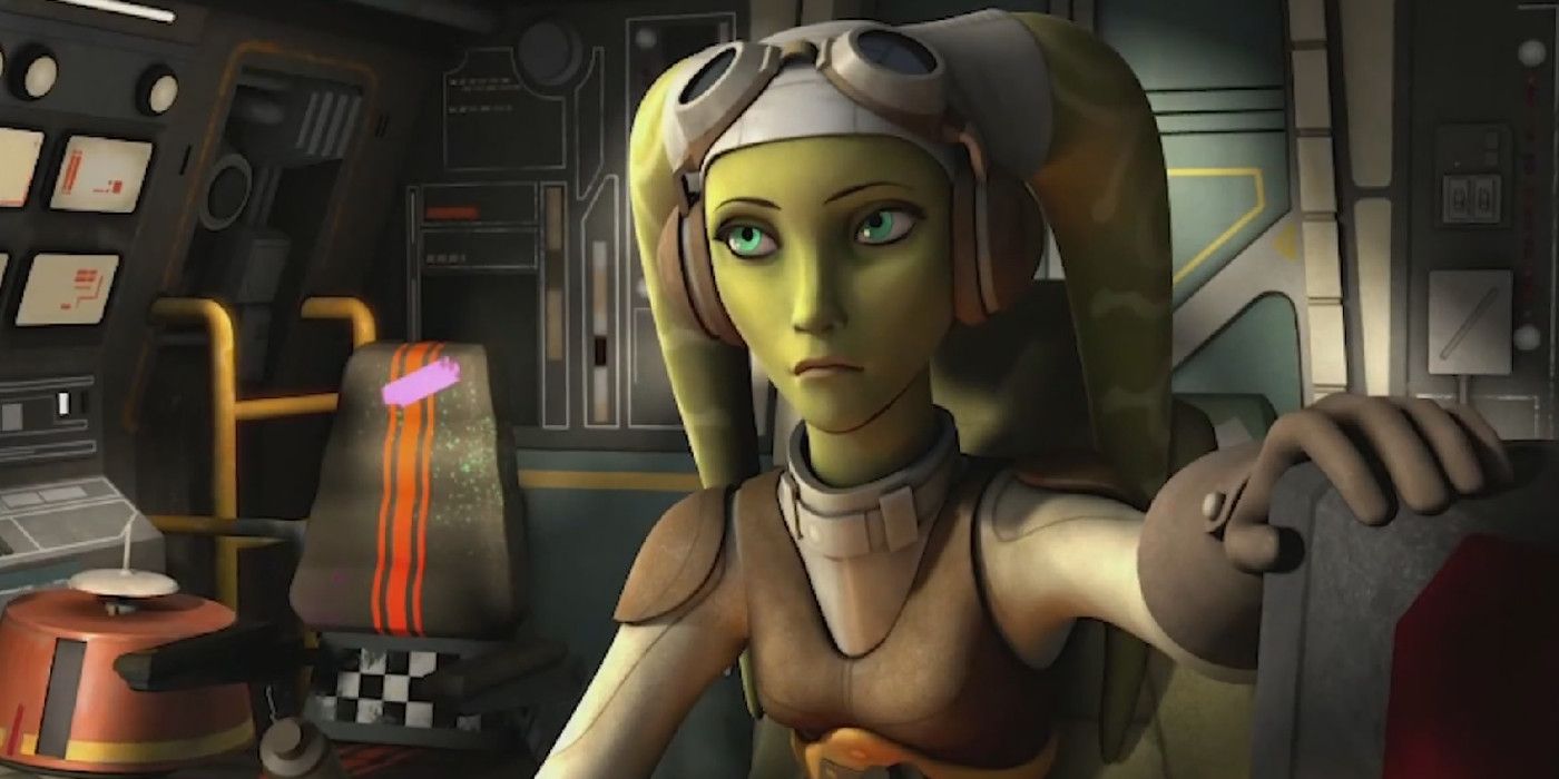 Star Wars Rebels: Hera in Cockpit of Ghost