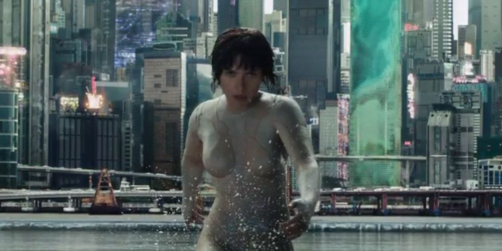 Scarlett Johansson in Ghost in the Shell Tokyo Trailer Preview